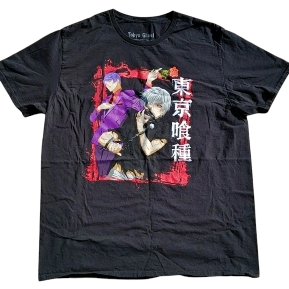 2019 Tokyo Ghoul Anime Print T-Shirt Size (XL)